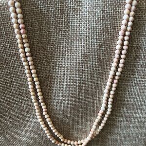 Vintage angel skin coral Bead Necklace - Women Jewelry